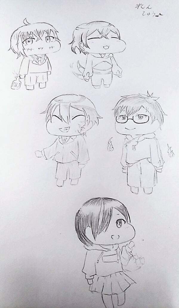 ミニキャラ描き直したら意外と上手くなった 星空 継 ほしぞら つぐ Note