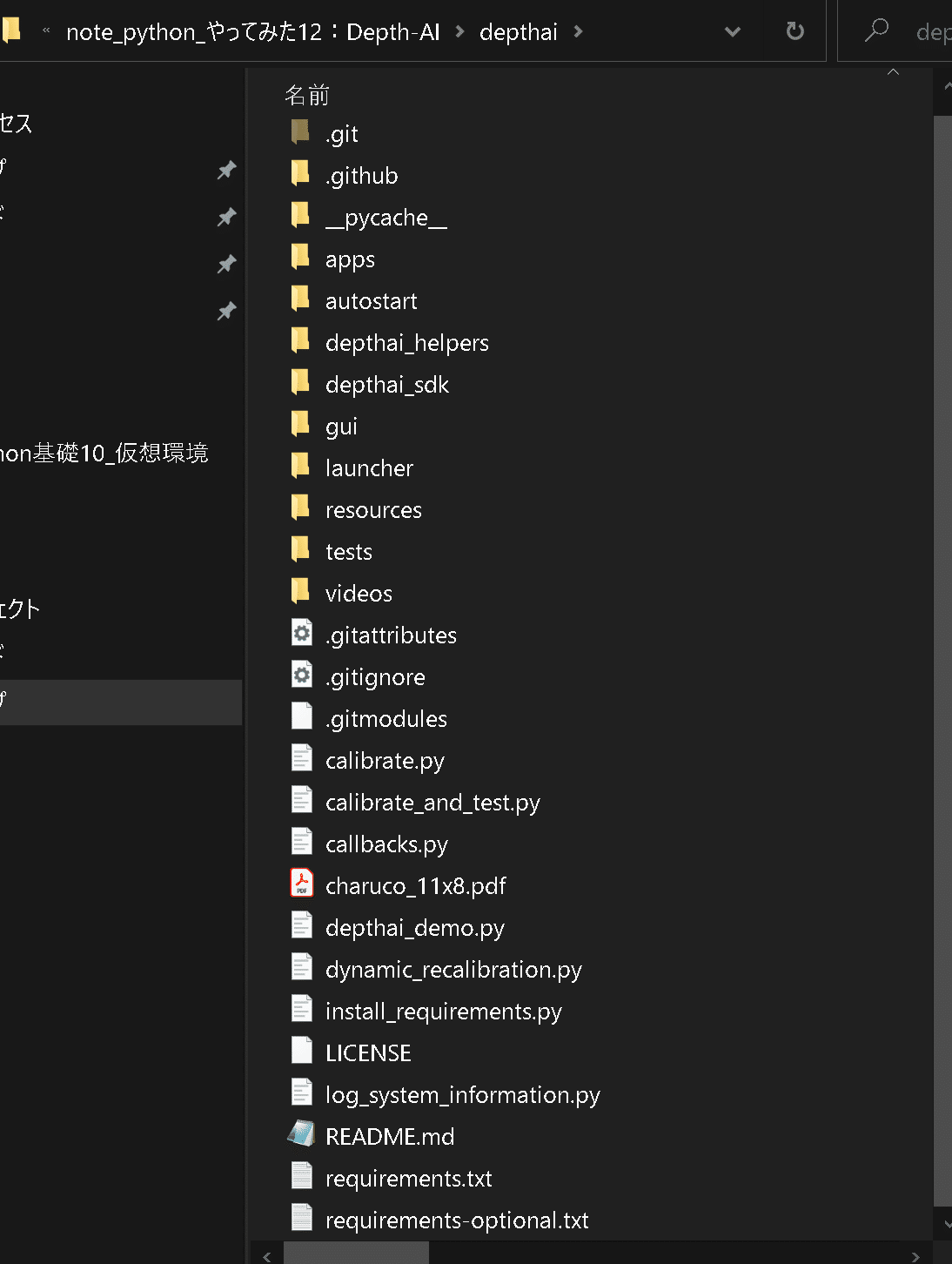 Pythonでやってみた（画像処理編3）：OAK-D OpenCV DepthAI