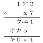 Spi 非言語 一夜漬けの素 虫食い算 桜井春樹 Note