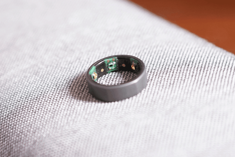 Oura ring オーラリング US7 四角く シルバー 第3世代 Heritage