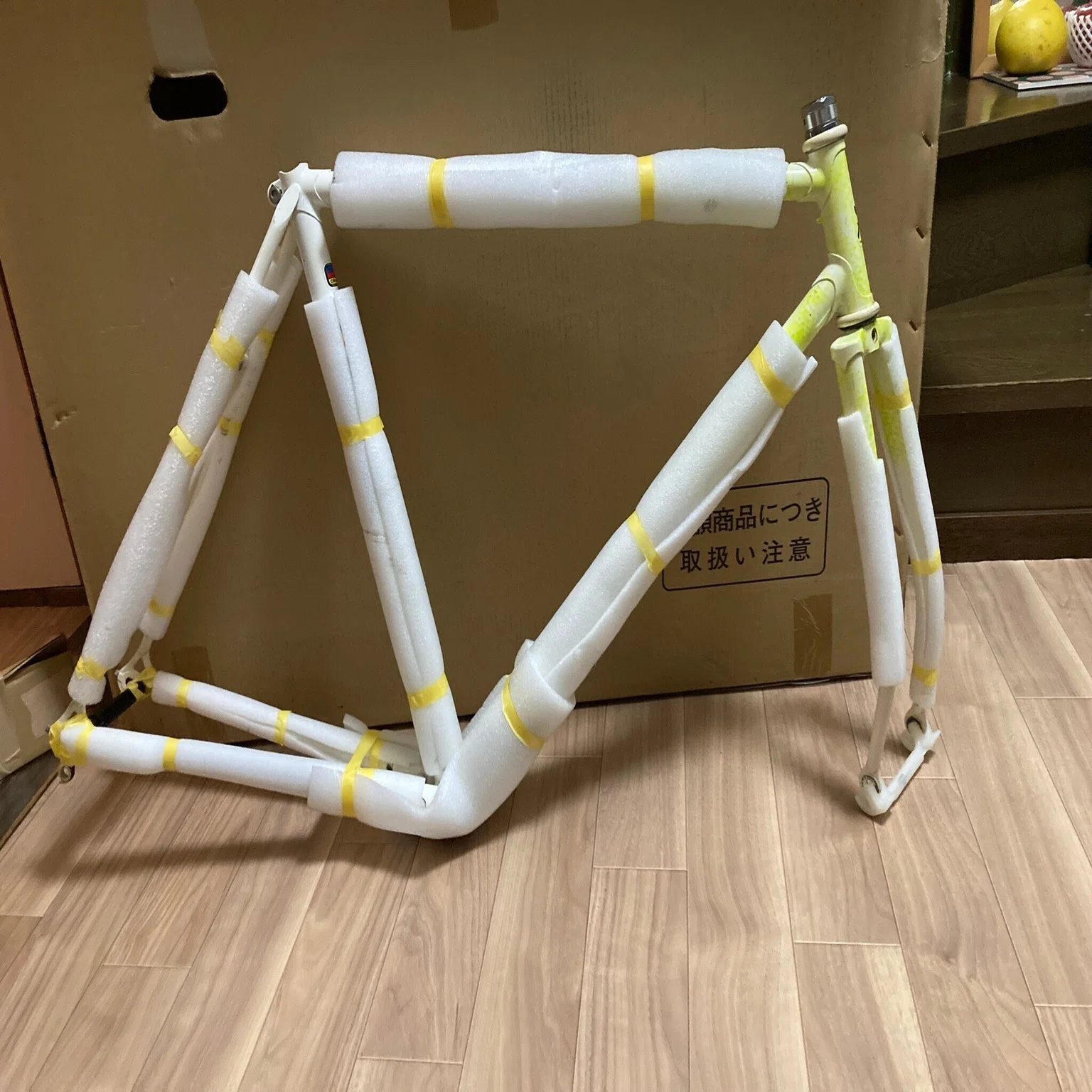 バラ完①フレーム(Panasonic LESMAILLOTS E）～ヴィンテージクロモリ 