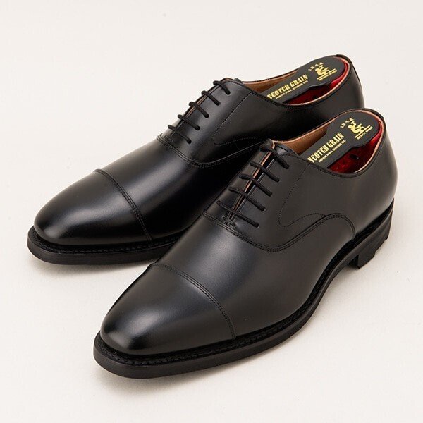 【美品】スコッチグレイン シャインオアレイン 革靴 25.5 ブラック 内羽根 新入社員が買うべき革靴1選｜Notobook