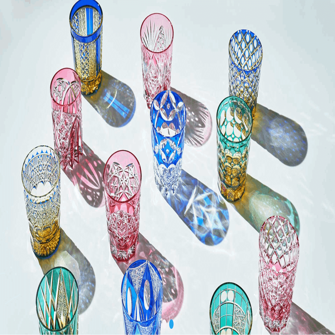 江戸切子（手彫り）　伝統工芸品 楽天市場】手づくり 彫刻 伝統工芸品 GLASSLAB 江戸切子 椎名切子 砂