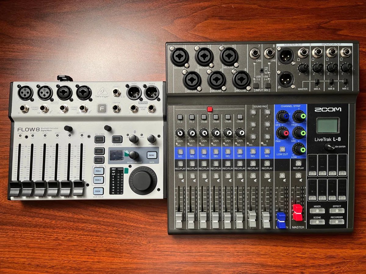 Behringer Flow 8ファーストインプレッション 〜Zoom L-8と比較した 