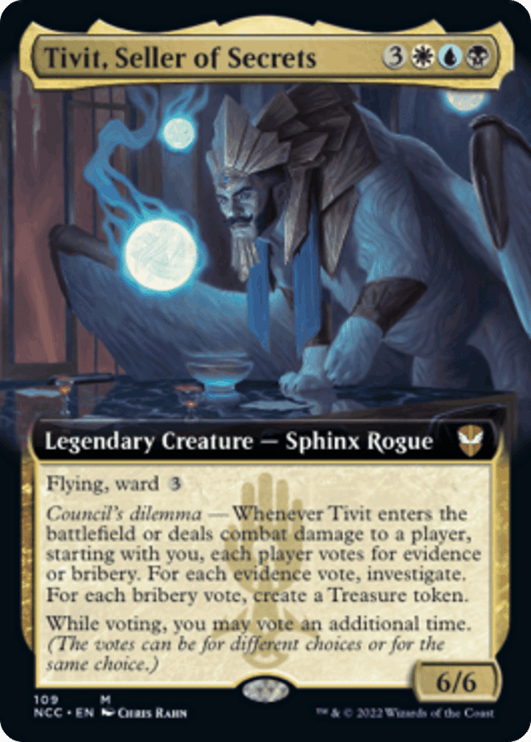 EDH】《秘密売り、ティヴィット/Tivit, Seller of Secrets》|空洞