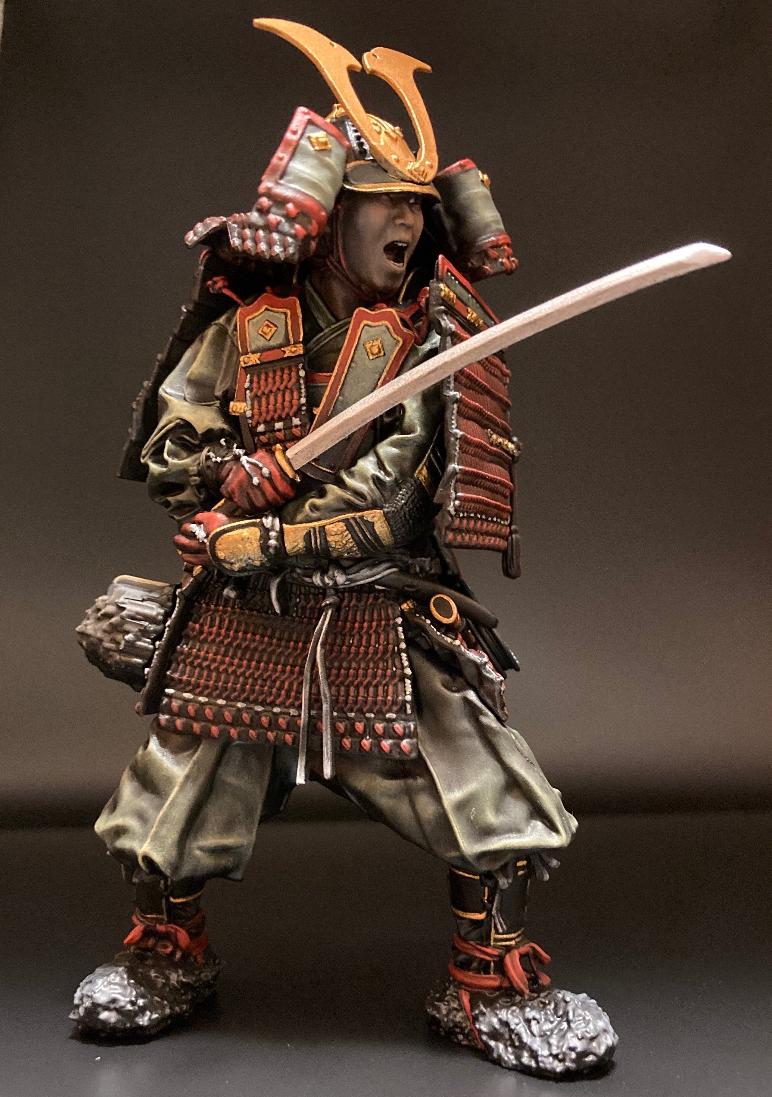 鎌倉時代の鎧武者　完成品