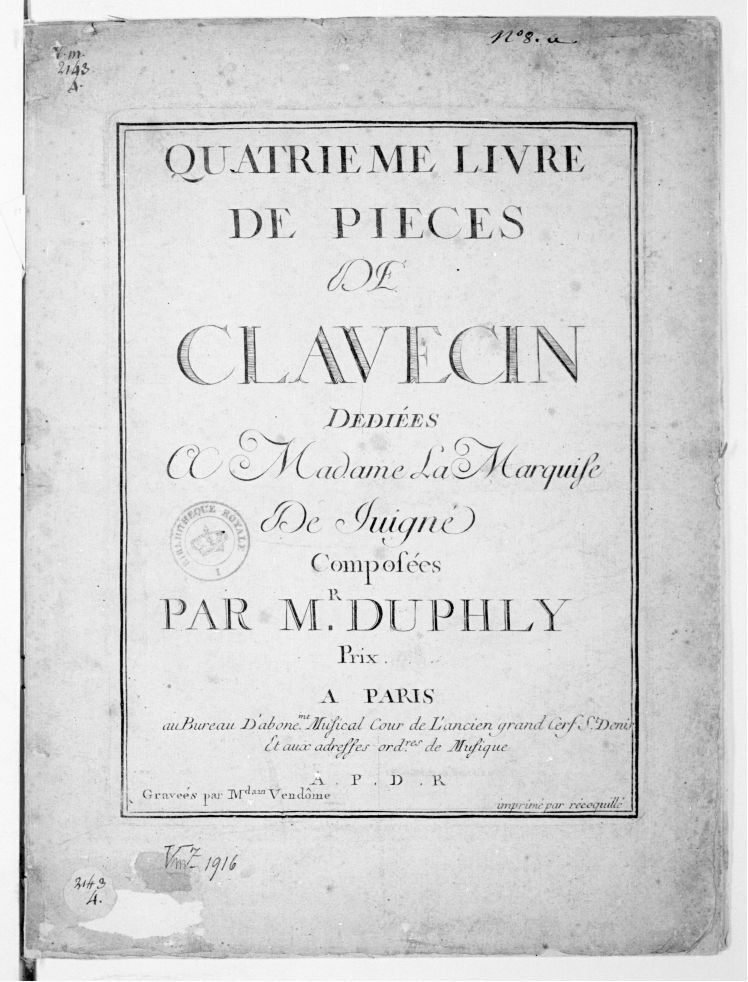 ジャック・デュフリ後編（鍵盤楽器音楽の歴史、第146回）｜影踏丸