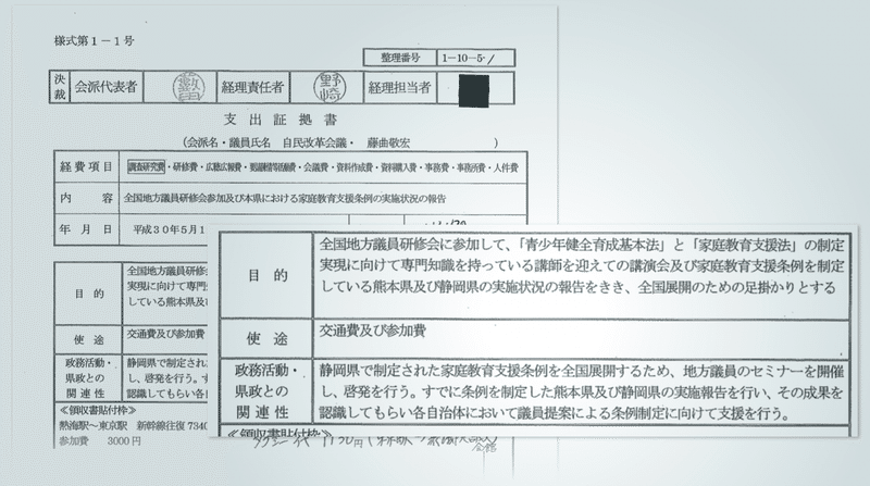 藤曲敬宏静岡県議が、自身も登壇した第3回全国地方議員研修会について記した政務活動報告