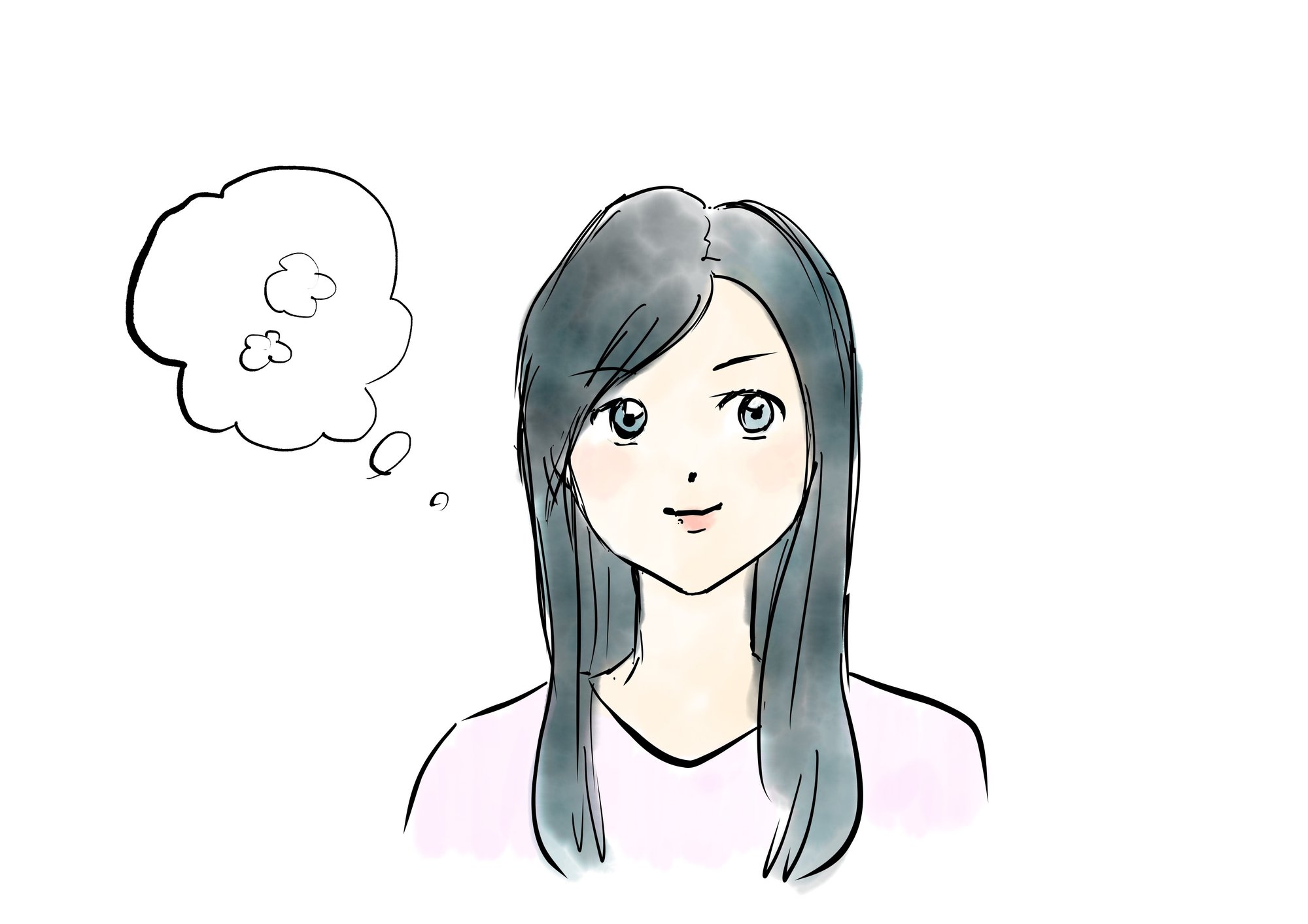 みんふぉとイラスト 考える人 エリー二 Erini Note みんふぉとイラスト 考える人 エリー二 Erini Note