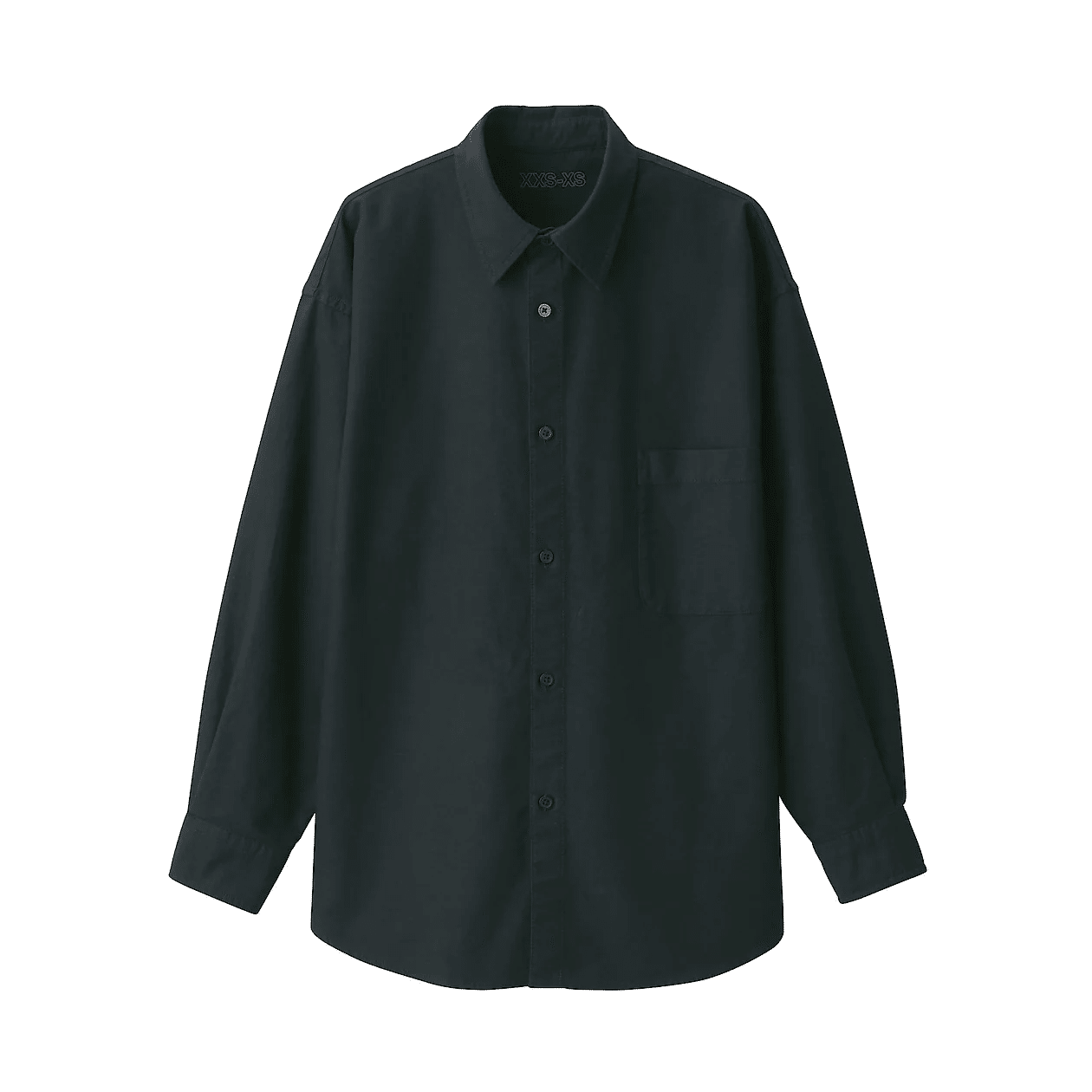 新品未使用品‼️ ⭐️MUJI Labo ⭐️黒 レギュラーカラーシャツ L size 無印良品のMujilabo（ムジラボ）2022AWいよいよ本格スタート！この変化