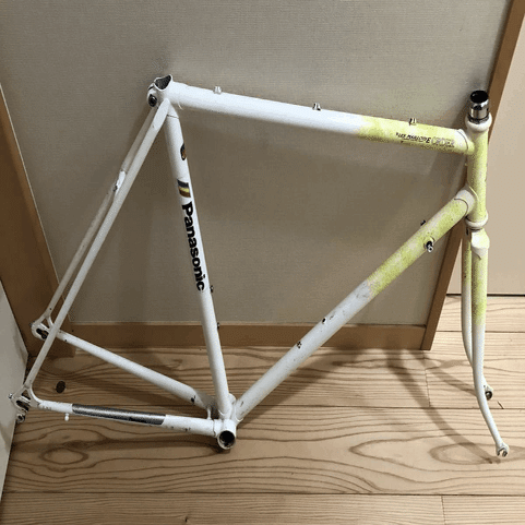 バラ完①フレーム(Panasonic LESMAILLOTS E）～ヴィンテージクロモリ