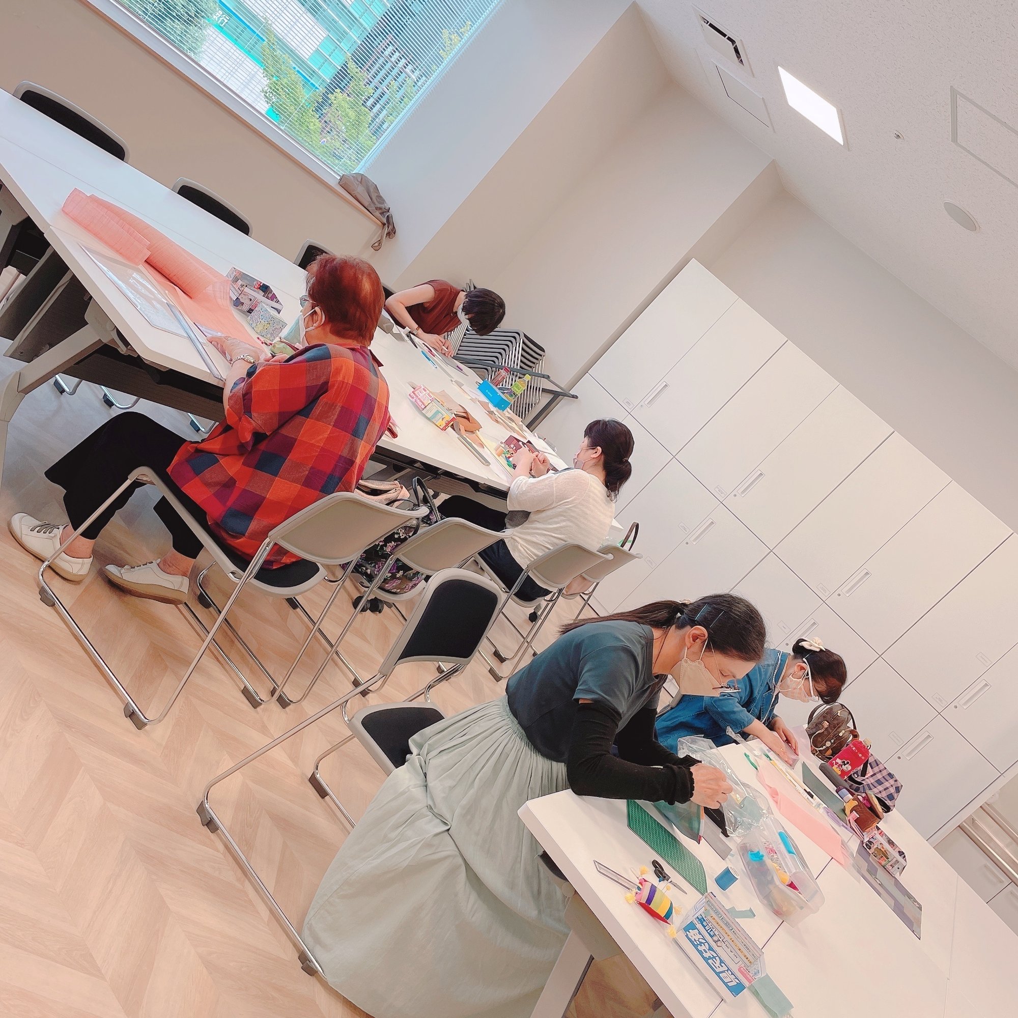 22 8 28 朝日カルチャーセンター北九州でのポジャギ教室 Pojagi Sono Note