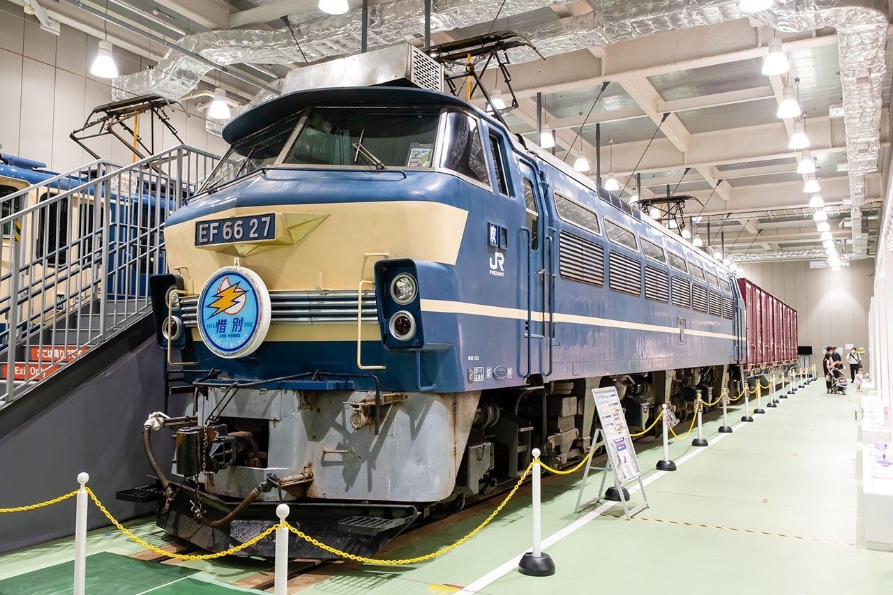 京都鉄道博物館にて 国鉄電機 EF66-27・EF65-2085 特別展示を見