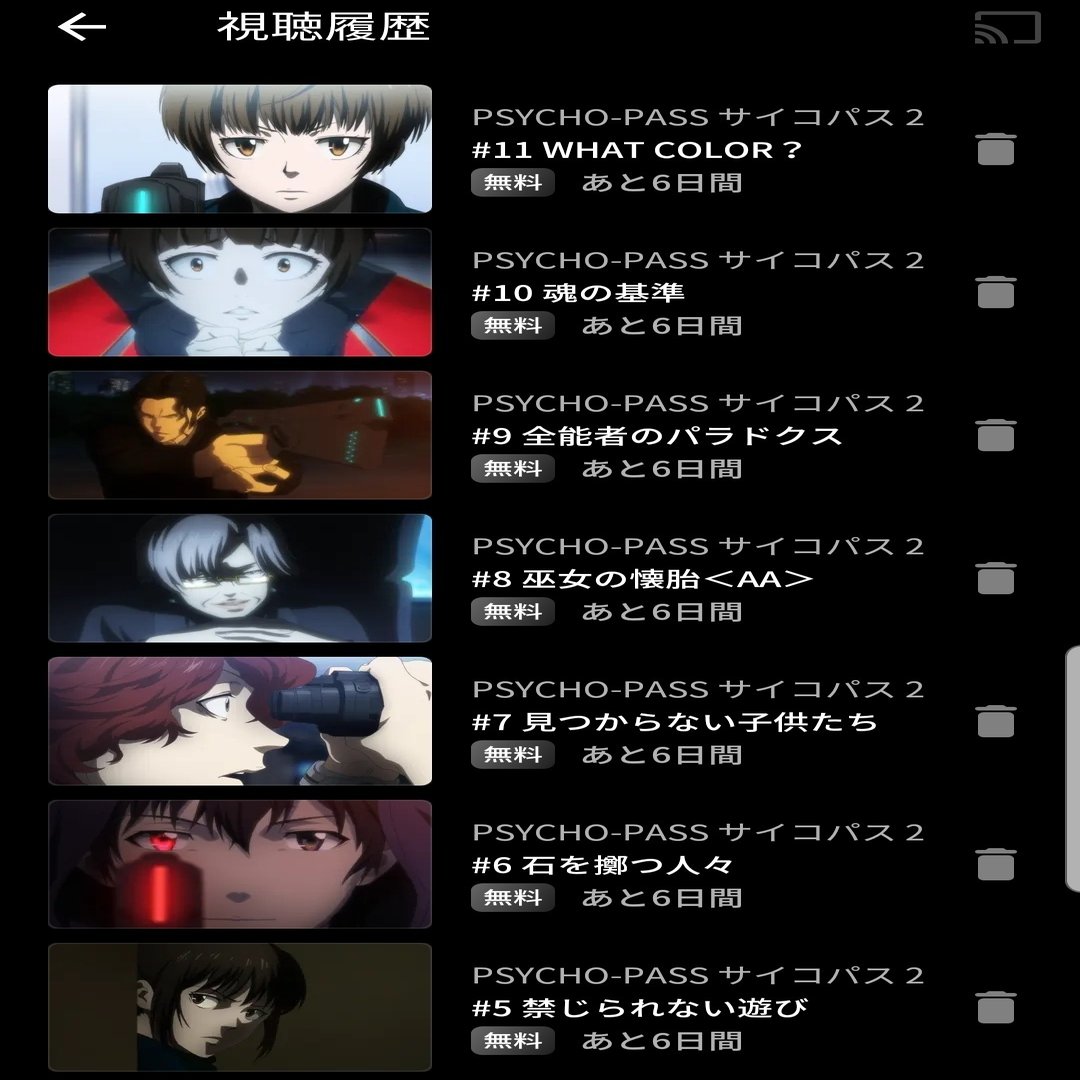 山下ゴム男が観たアニメ Psycho Pass サイコパス 2 山下ラバーマン 山下ゴム男 Note