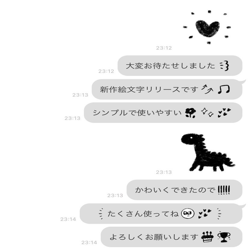 Line絵文字をリリースしました ついでに過去の人気作も紹介します 白水 桃花 Note