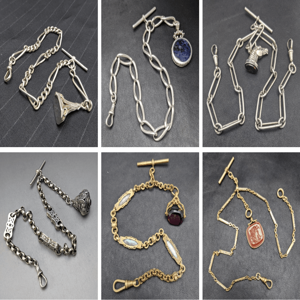 アイテム紹介】アルバートチェーン｜アンティークショップ SILVER-LUG