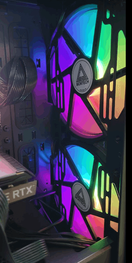 ケースファン9枚セット　montech製 ケースファン9枚セット montech製 ケースファン9枚セット montech製