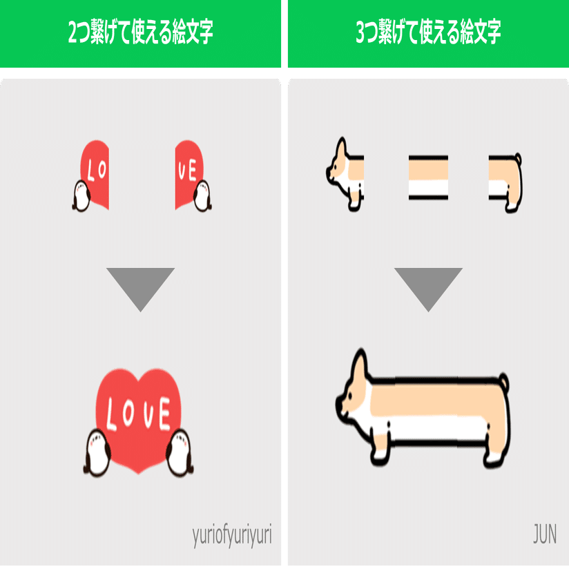 特集参加を応援！「つなげて遊べるデカ絵文字特集」を攻略しよう｜LINE Creators Market