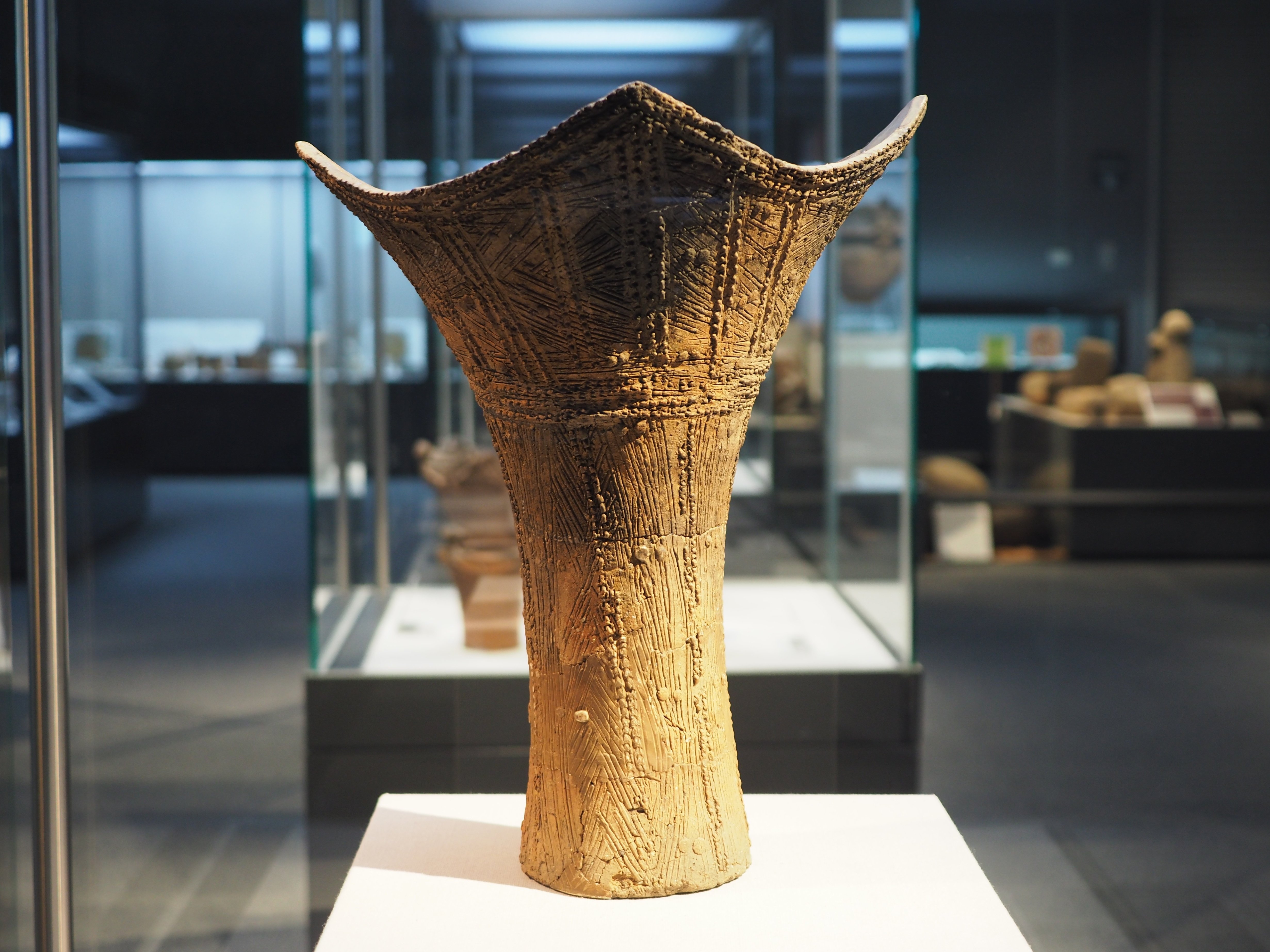 縄文土偶頭部　縄文時代　考古発掘品　古代美術　稀少　残欠の美 縄文土偶頭部 縄文時代 考古発掘品 古代美術 稀少 残欠の美
