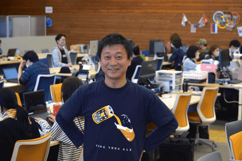 ヤッホーブルーイング・井手直行社長=清水憲司撮影