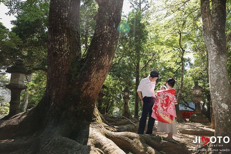 春日大社でお宮参り出張撮影