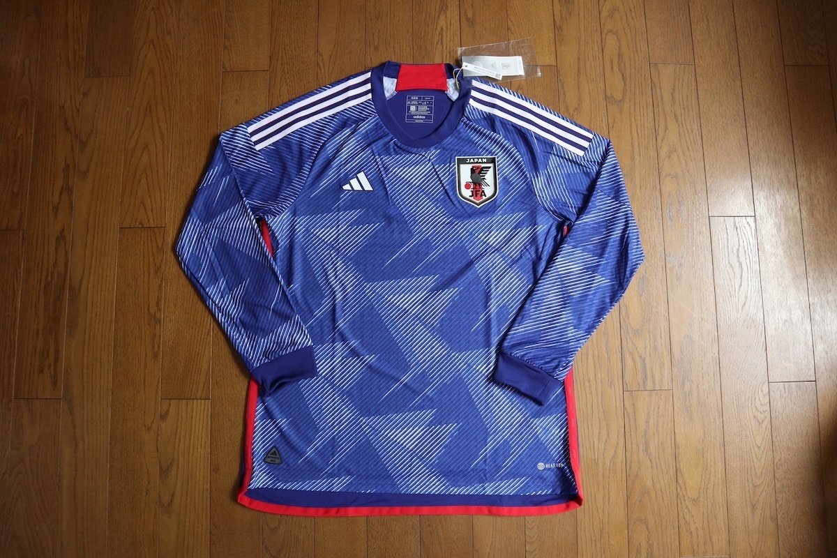 Lサイズ【正規品】2022 日本代表 長袖 オーセンティックユニフォーム 23枚の画像でお届け！日本代表ユニフォーム2022レビュー｜ともさん