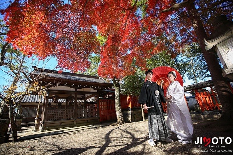 奈良で前撮りロケーション撮影