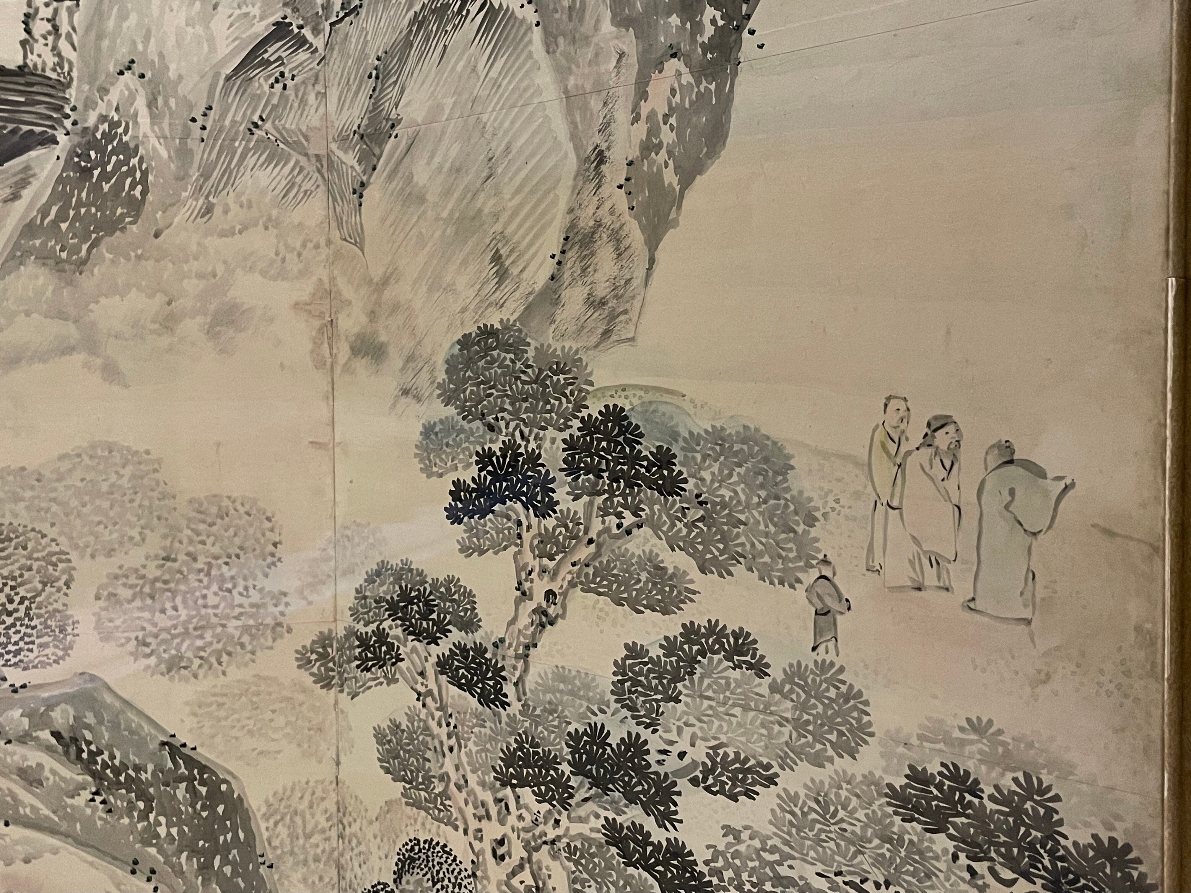 中国絵画　山道　Old Chinese painting 中国絵画 山道 Old Chinese painting