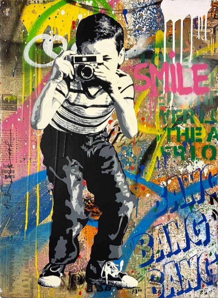 場末のアート分析】〜Mr. Brainwash編〜｜グラフティ太郎