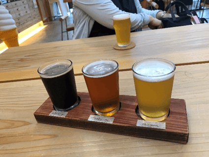 ビール3種類のグラス