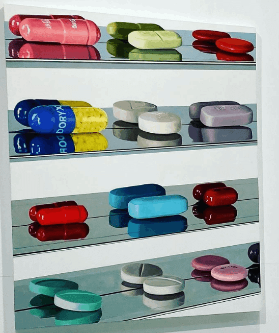ダミアンハースト　pharmacy額装ポスター　ブロンズ 64dc87c23ba9e.jpg?auto=format&