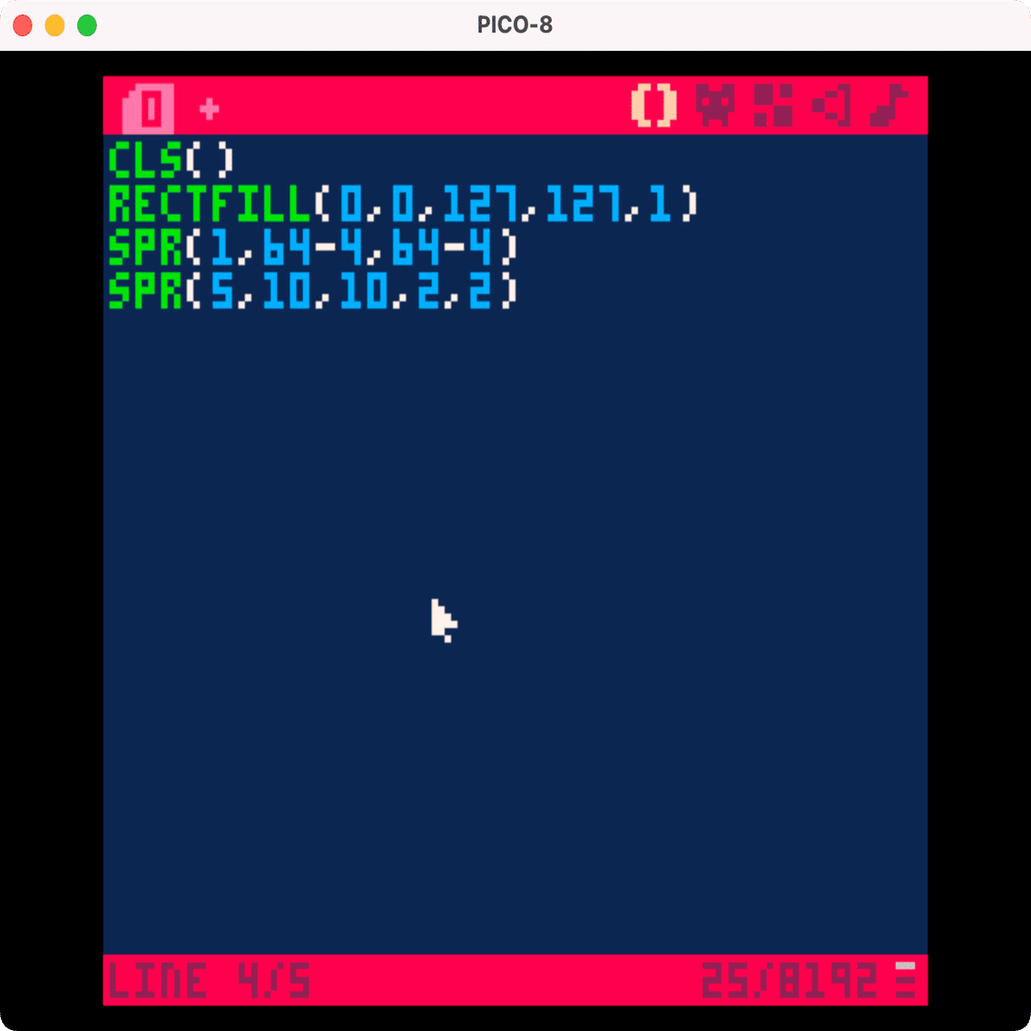 PICO-8で遊ぼう(アニメーション｜fumix