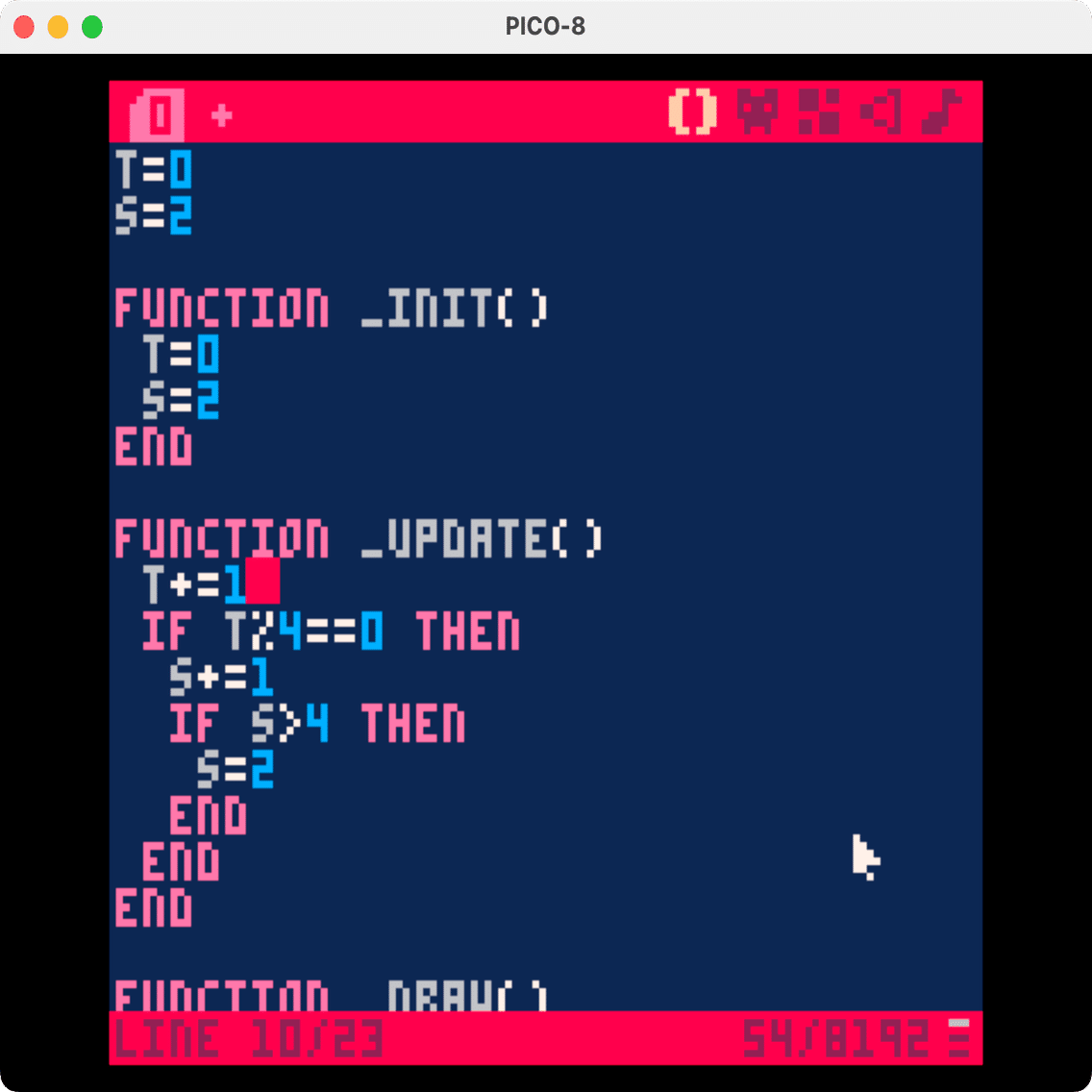 PICO-8で遊ぼう(アニメーション｜fumix