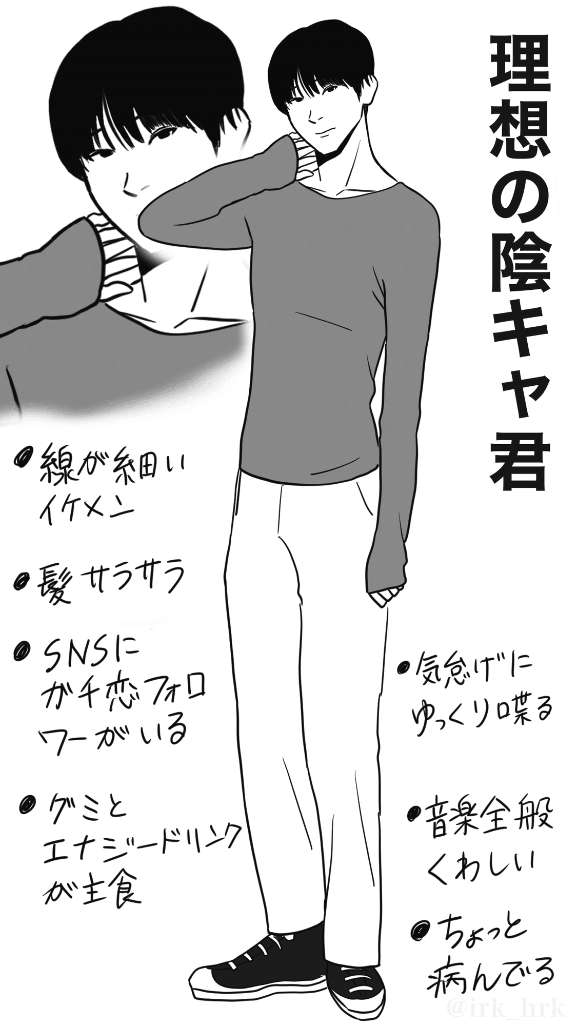 理想の陰キャ君と、現実の陰キャ|ゐ
