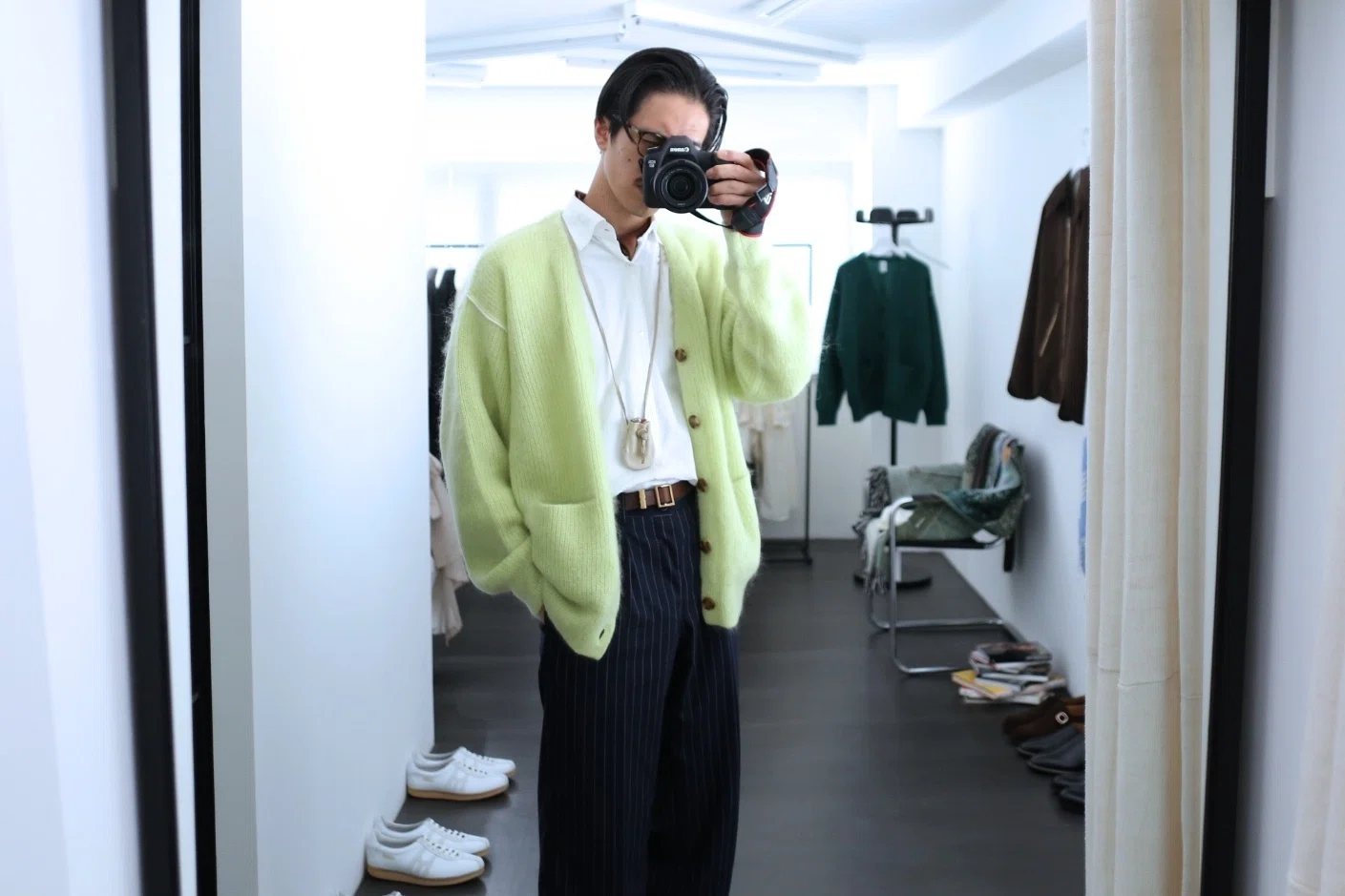 meias SUPER KID MOHAIR V CARDIGAN M 【公式通販】