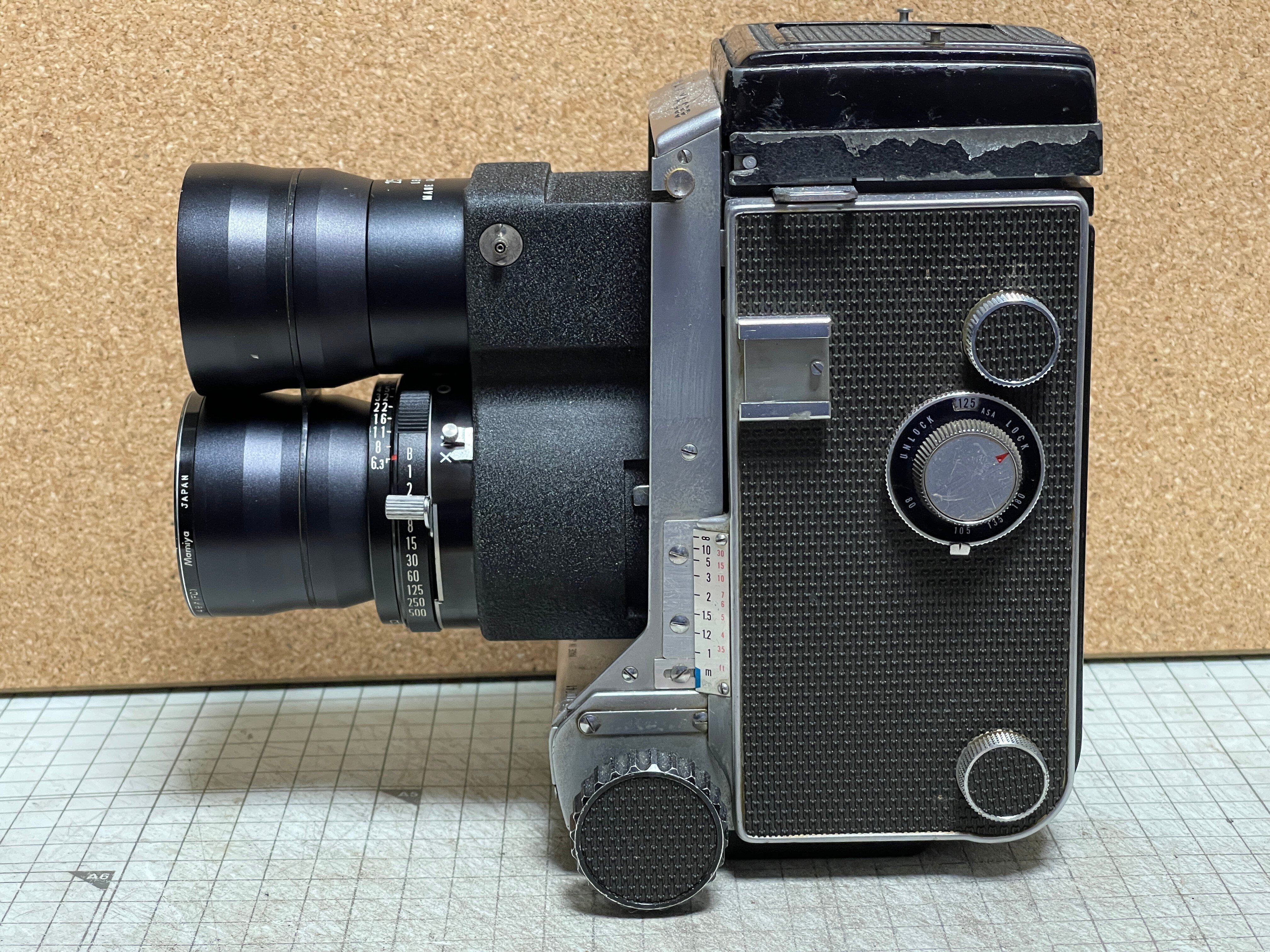 MAMIYA C3 二眼レフカメラ オマケ65ミリ付き　レンズキャップ　動作品 Mamiyaの二眼レフカメラの魅力｜怪力熊男