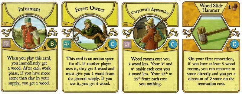 アグリコラ カードレビュー：大工の金鎚｜Montesquieu