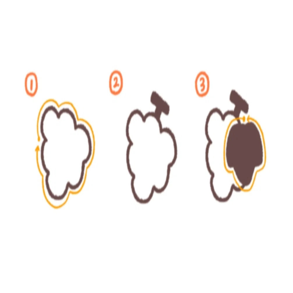 かんたん かわいい 秋に使えるイラストの描き方 こはら なつ Note