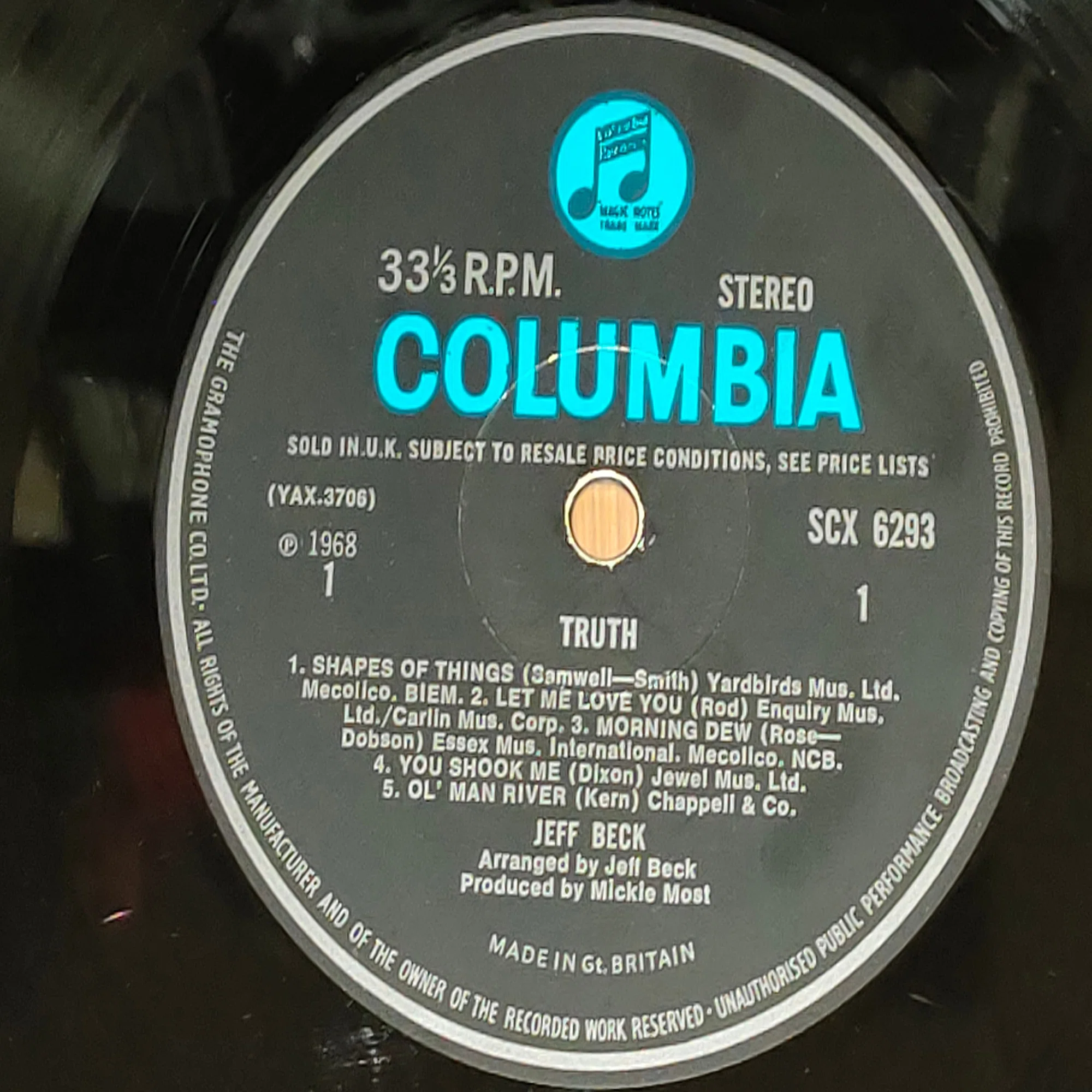 Truth】（1968）Jeff Beck Group ベックが切り開くブルースからハード 