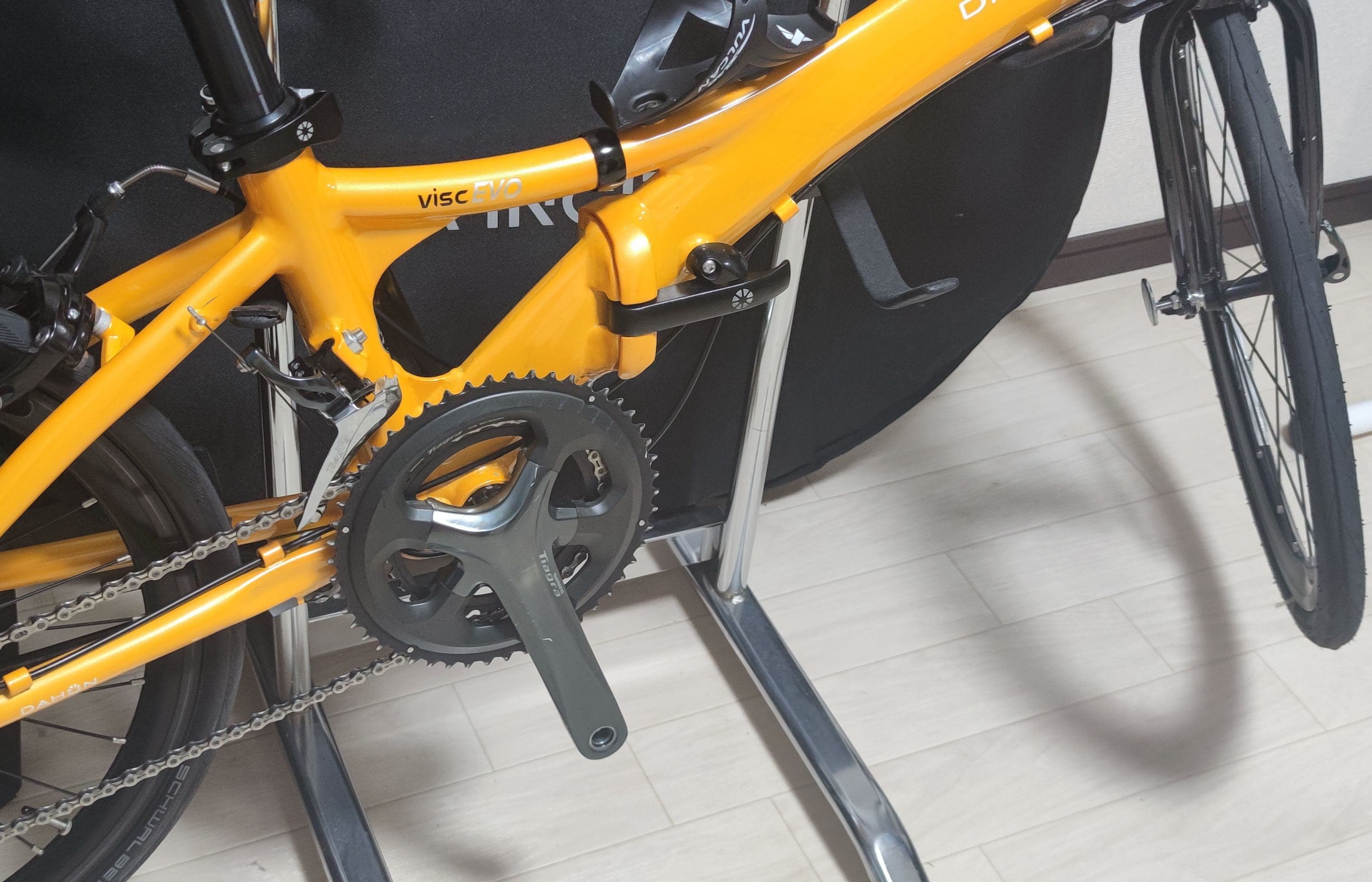 DAHON VISC EVOのクランクをTiagra化する その2｜泰ニキ