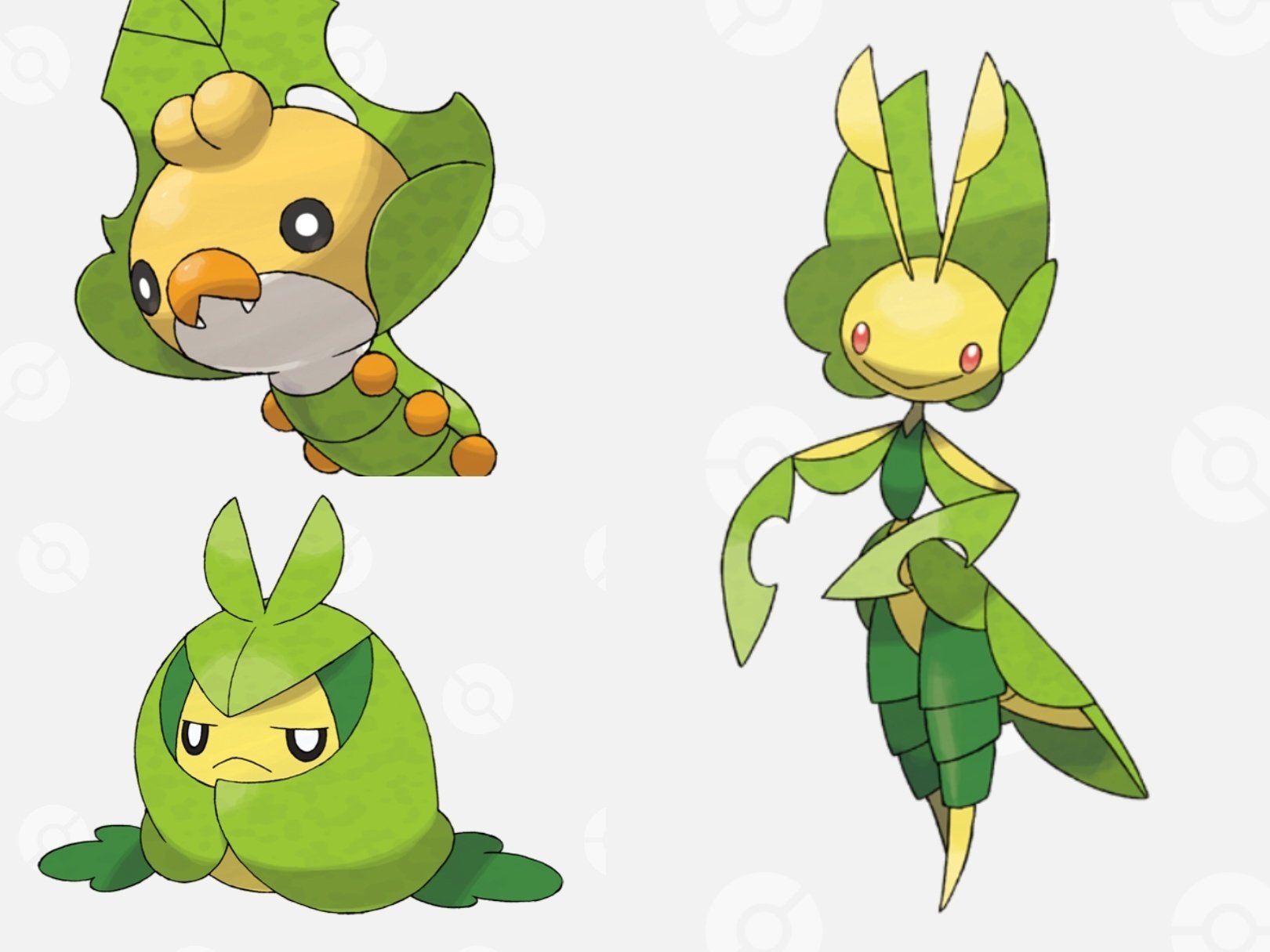 トップサン　草　むし　ポケモン くさ・むしタイプのポケモン達｜リユルン