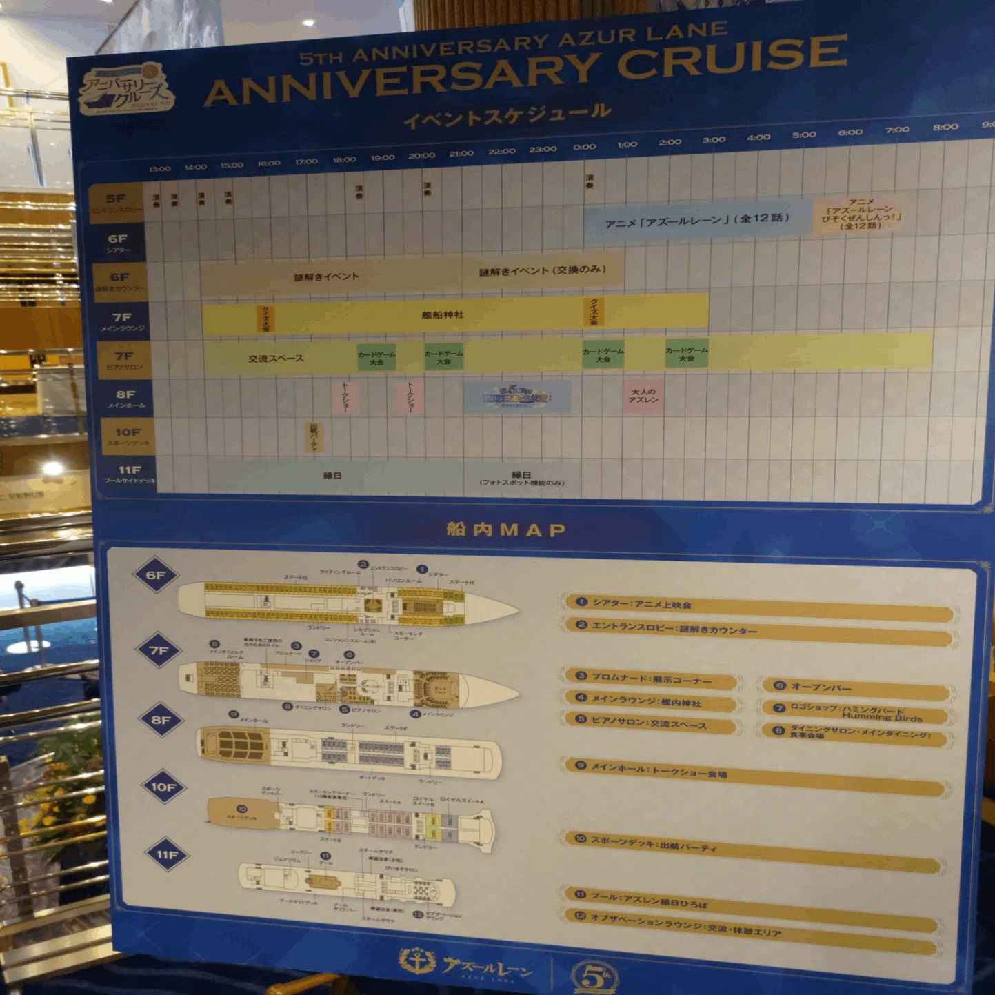 5周年記念 アズールレーン 5thアニバーサリークルーズに参加してみた