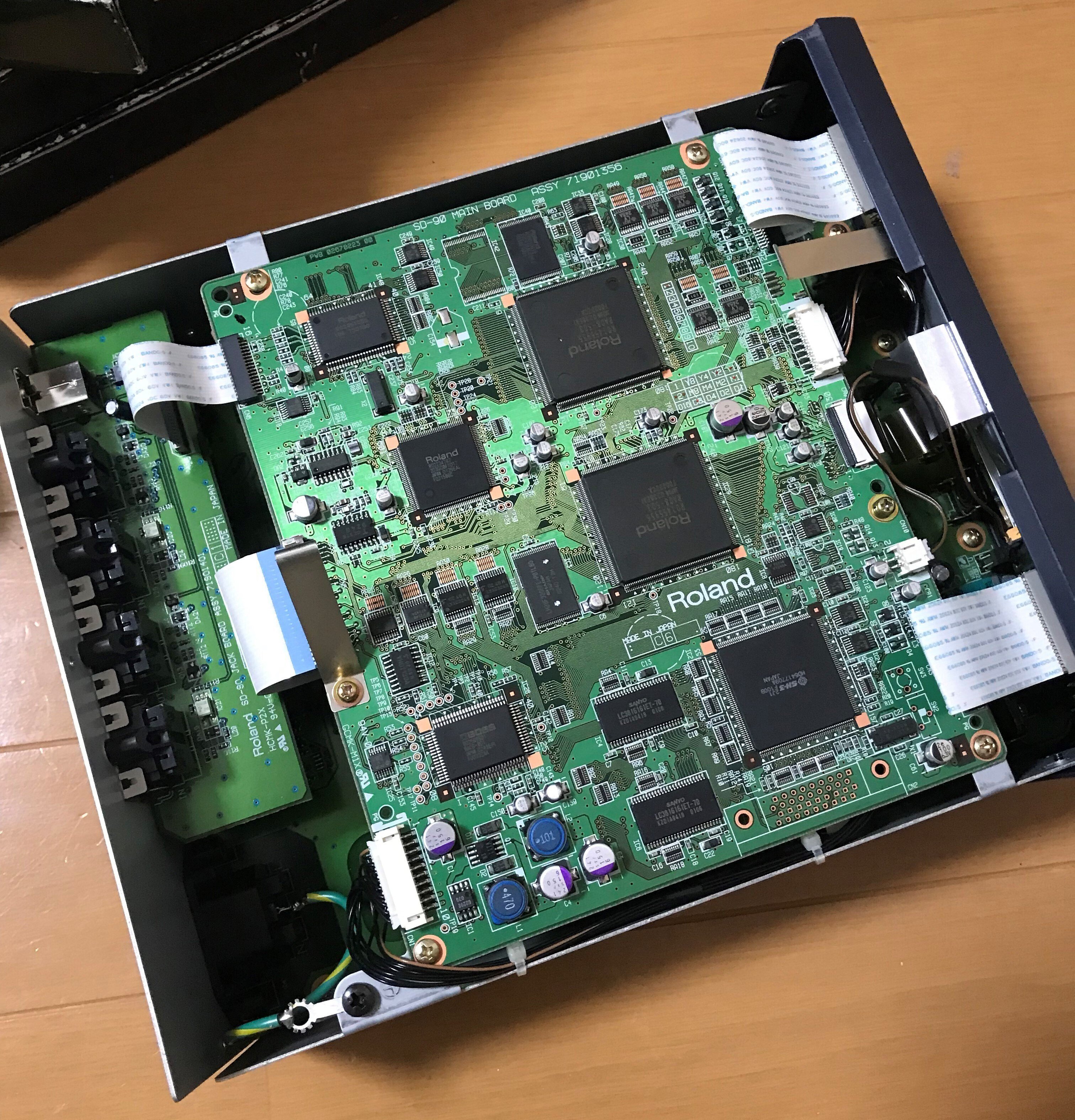 東方音源】SD-90のコンデンサーを交換してみた。|Fuji_Yuu0109 東方音源】SD-90のコンデンサーを交換してみた。|Fuji_Yuu0109