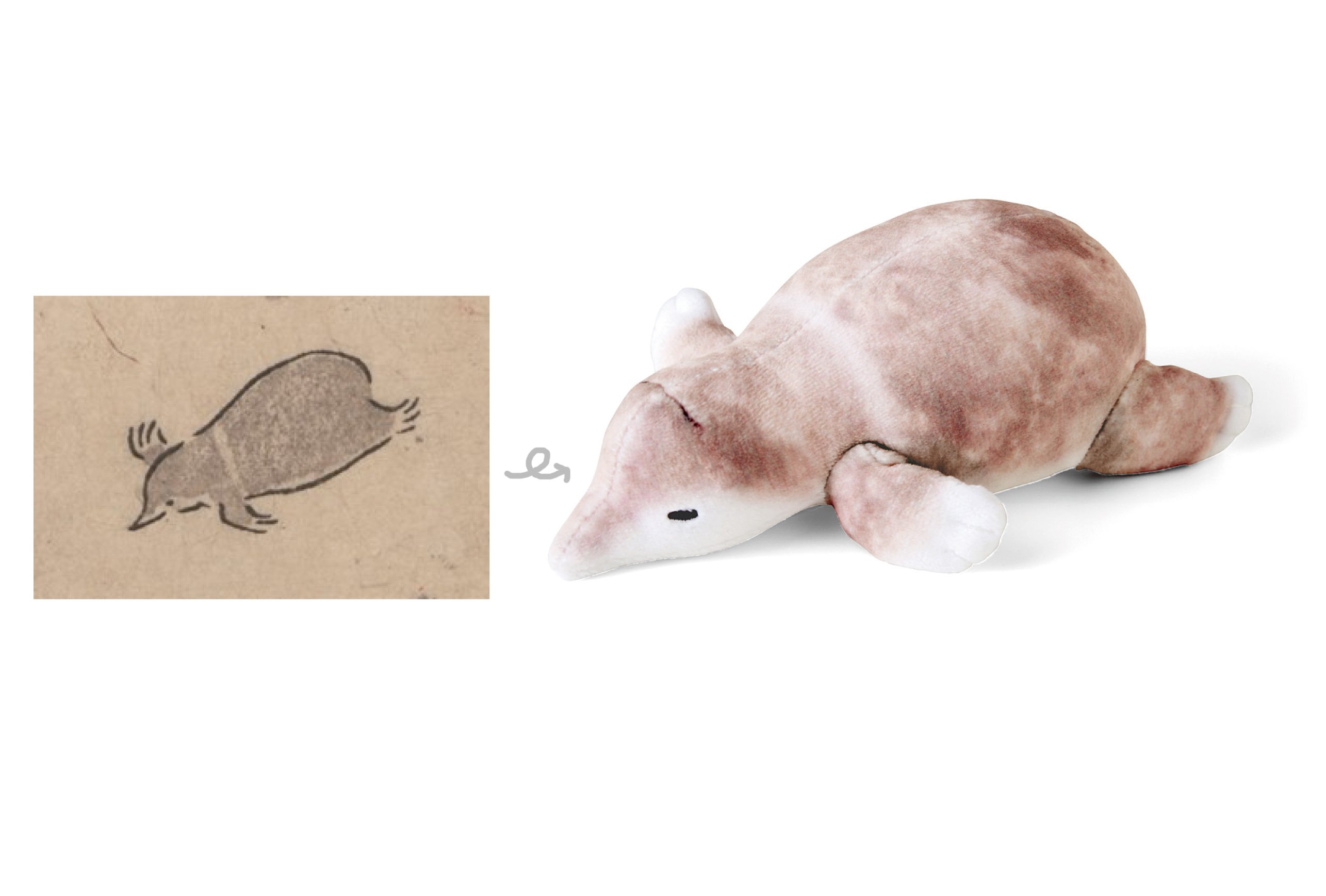 頼れるお掃除当番・ゆるかわモグラ！ 絵手本出身のモグラのほこり取り