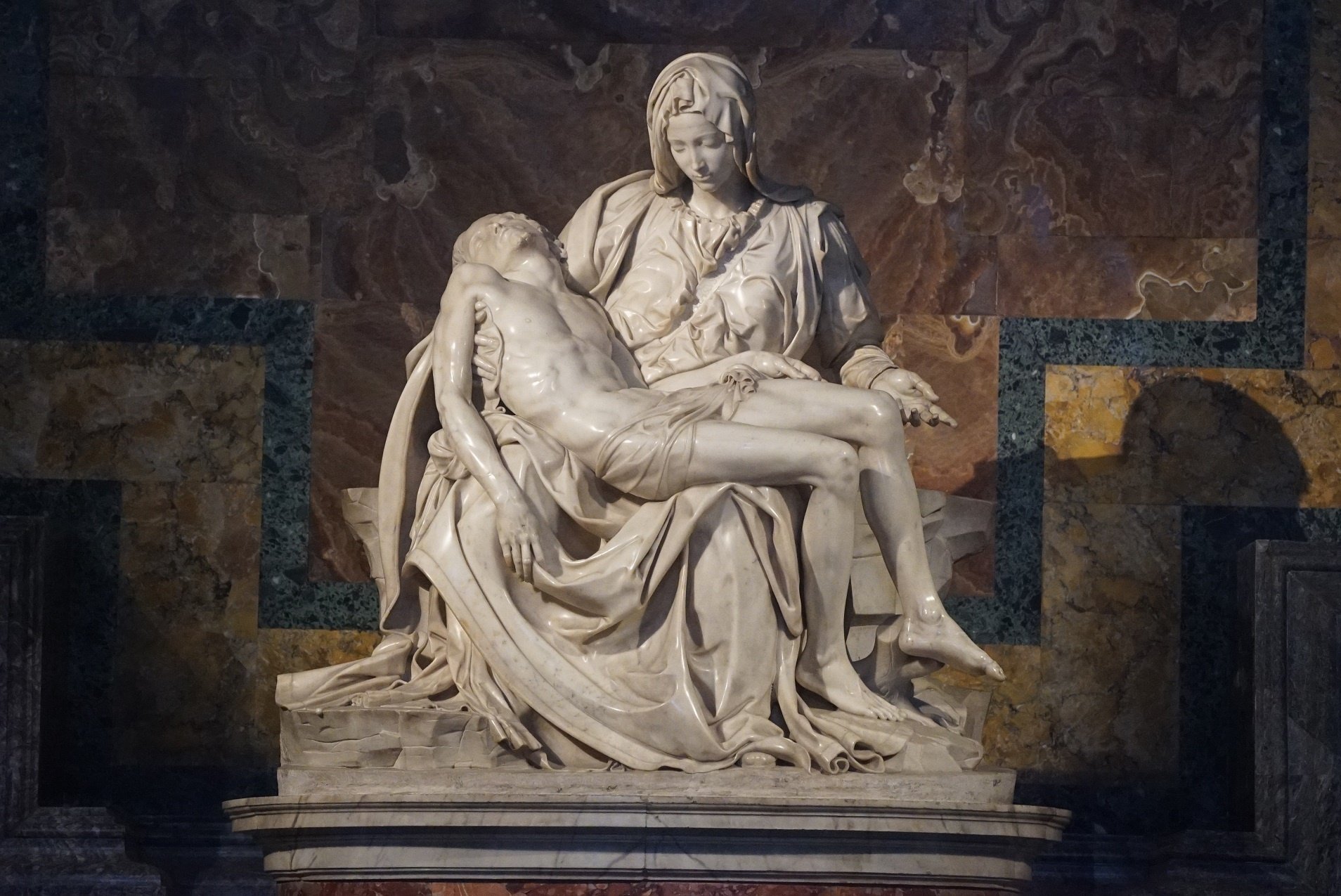 イタリア製PIETA聖母マリアキリスト彫刻A.Santiniイタリア製 A. Santini 