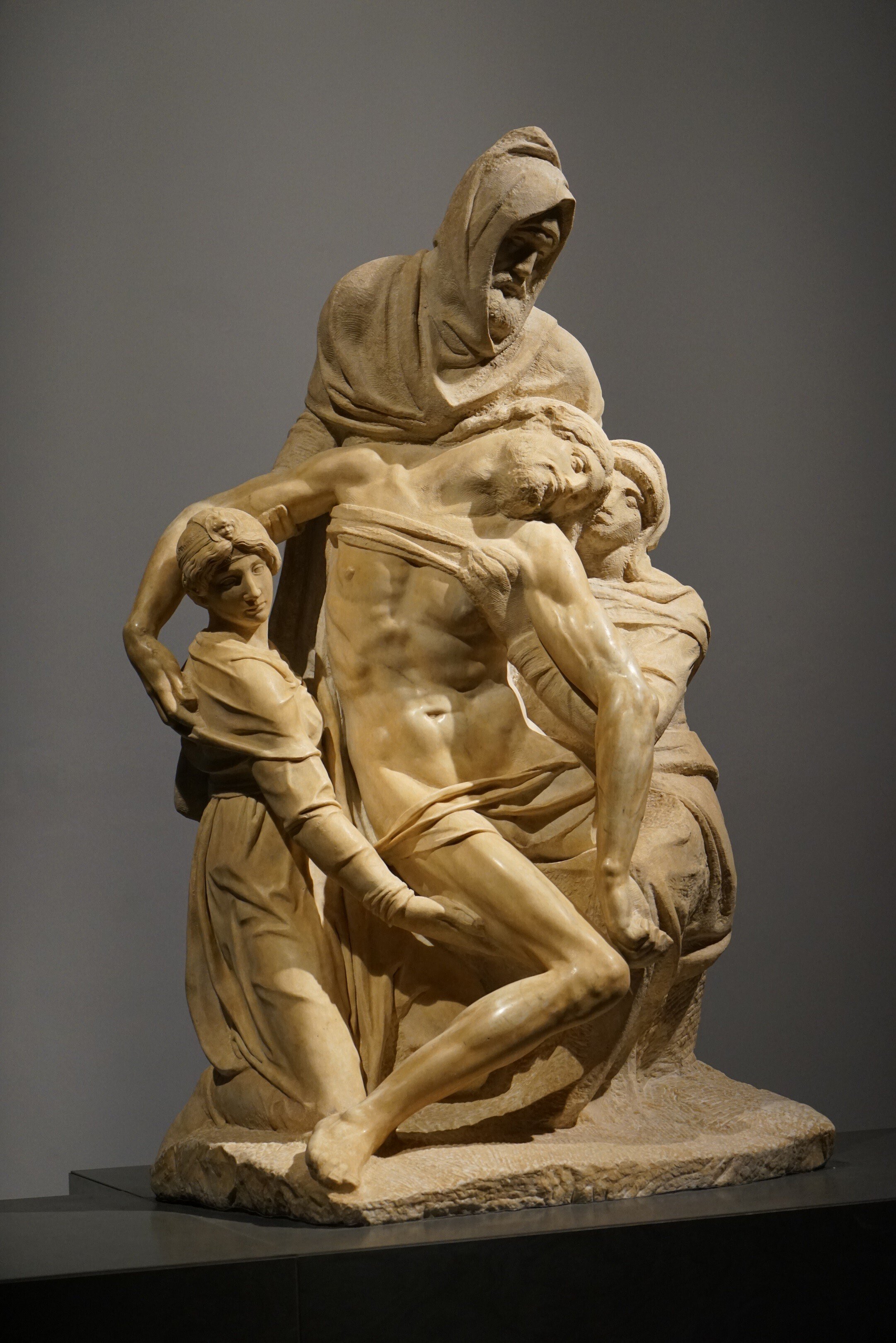 イタリア製PIETA聖母マリアキリスト彫刻A.Santiniイタリア製 Italian handmade marble sculpture of 