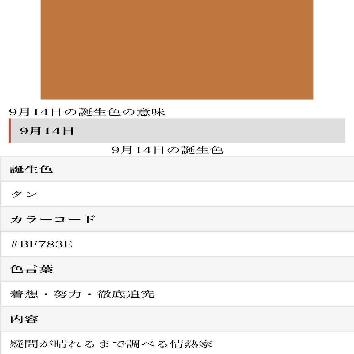 9月14日生まれのあなたへ Chiyo Note