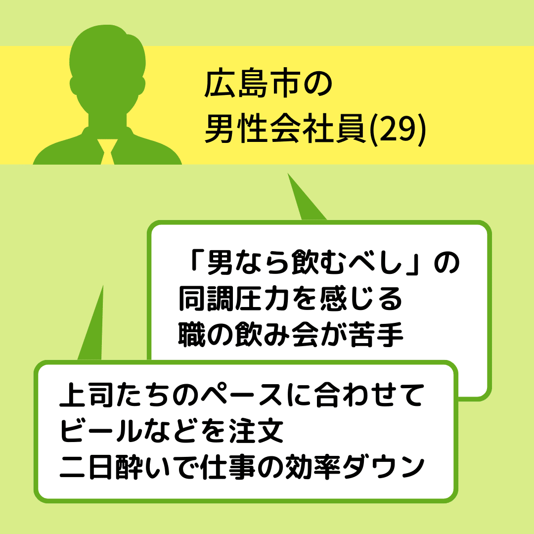 あえて飲まない しらふこそクール なソバーキュリアス 飲み方の多様性に若者共感 中国新聞u35 Note