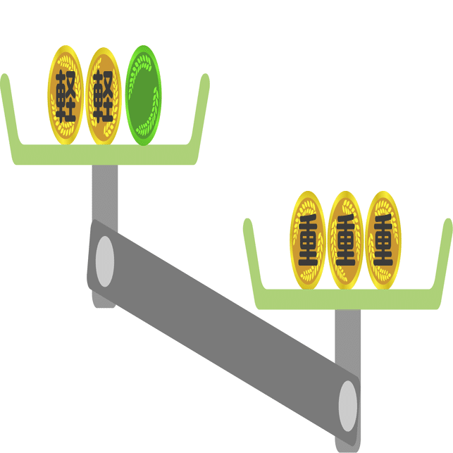 13枚のコインの内1枚だけ重さが違う。天秤3回で識別するにはどうする？（解説）｜Marupeke-IKD
