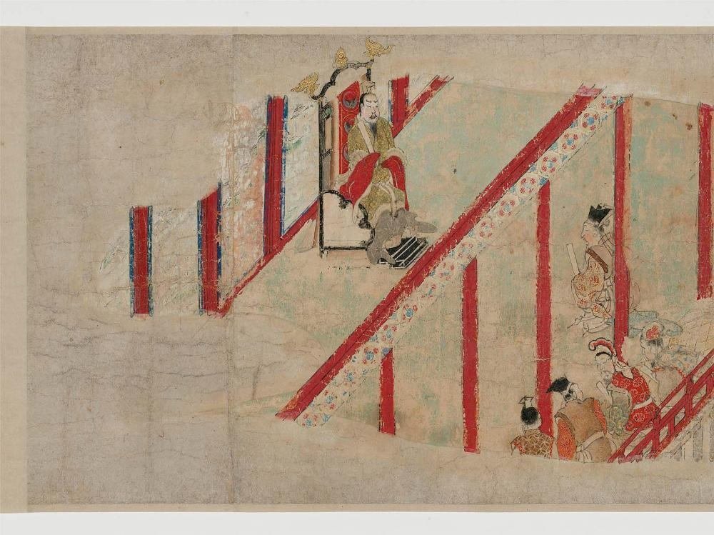 巻物 中国美術 唐画 絵巻 希少 巻物 中国美術 唐画 絵巻 希少 書